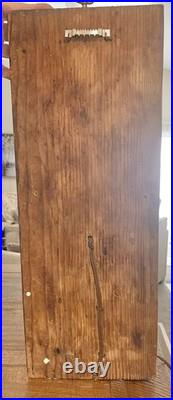 VTG Arcade Crystal Coffee Grinder LAMP, Handcrafted, Cast Iron Wall Mounted, RED