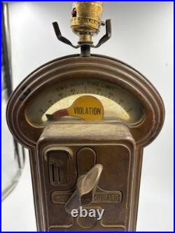 VTG Duncan Industries Parking Meter Lamp Steampunk Industrial Parts Repair
