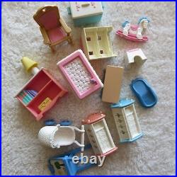 VTG Fisher Price Loving Family Nursery Bundle 1990s Baby Lot Accessories Parts