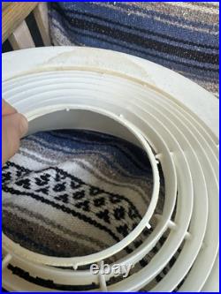 VTG MCM Gerald Thurston Lightolier Lamp With Shade Complete Parts