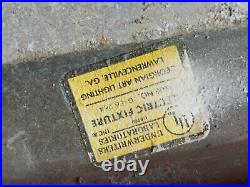 VTG MCM Victorian Gothic Slide Out Glass Lamps PARTS ONLY ELECTRIC NEEDS WORK