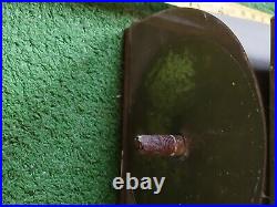 VTG MCM Victorian Gothic Slide Out Glass Lamps PARTS ONLY ELECTRIC NEEDS WORK