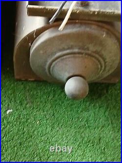 VTG MCM Victorian Gothic Slide Out Glass Lamps PARTS ONLY ELECTRIC NEEDS WORK