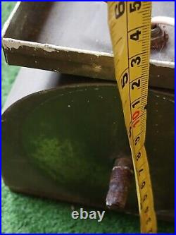 VTG MCM Victorian Gothic Slide Out Glass Lamps PARTS ONLY ELECTRIC NEEDS WORK