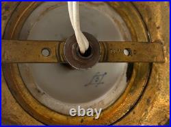 VTG. Sevres Signed French Style Porcelain Table Lamp withBrass Fittings (As-Is)