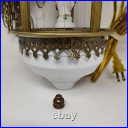VTG Virgin Mother Mary Mineral Oil Rain Lamp Untested Hanging Rare Parts/Repair