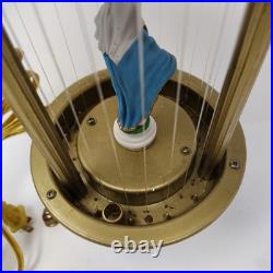 VTG Virgin Mother Mary Mineral Oil Rain Lamp Untested Hanging Rare Parts/Repair