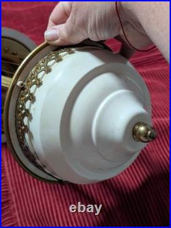 VTG Virgin Mother Mary Mineral Oil Rain Lamp Untested Hanging Rare Parts/Repair