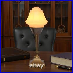 Very Elegant Deco Type Table Fortune Fire Unique Piece Copper Lamp Berlin