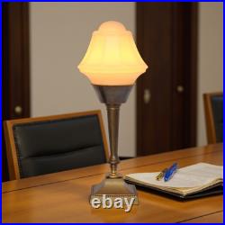 Very Elegant Deco Type Table Fortune Fire Unique Piece Copper Lamp Berlin