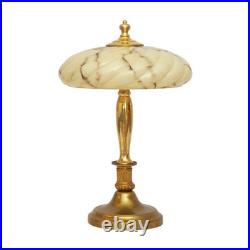 Very Elegant Type Deco Design Copper Lamp Leeds Table Unique Piece