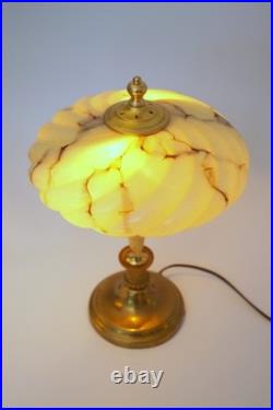 Very Elegant Type Deco Design Copper Lamp Leeds Table Unique Piece Very Elegant Type Deco Design Copper Lamp Leeds Table Unique Piece