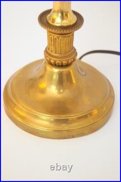 Very Elegant Type Deco Design Copper Lamp Leeds Table Unique Piece