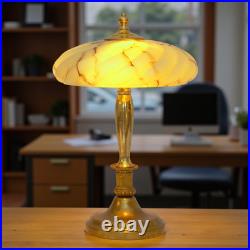 Very Elegant Type Deco Design Copper Lamp Leeds Table Unique Piece