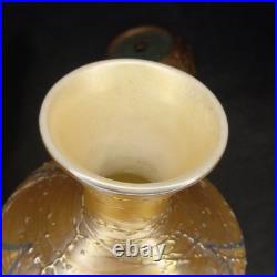 Victor Durand Iridescent Art Nouveau Art Glass Factory Lamp With Parts
