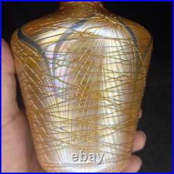 Victor Durand Iridescent Art Nouveau Art Glass Factory Lamp With Parts