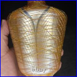 Victor Durand Iridescent Art Nouveau Art Glass Factory Lamp With Parts