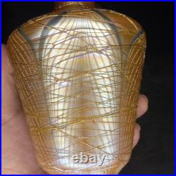 Victor Durand Iridescent Art Nouveau Art Glass Factory Lamp With Parts