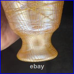 Victor Durand Iridescent Art Nouveau Art Glass Factory Lamp With Parts
