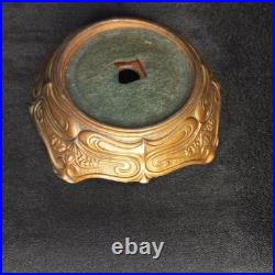 Victor Durand Iridescent Art Nouveau Art Glass Factory Lamp With Parts