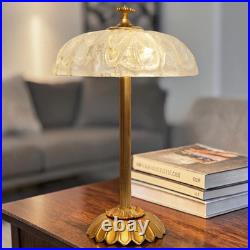 Viennese Art Nouveau coffee house lamp Murano brass unique piece