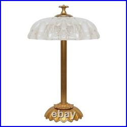 Viennese Art Nouveau coffee house lamp Murano brass unique piece