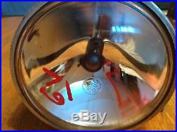VinTaGE double red/clear LAMP SPOT Warning Fire Truck OLD Light WRECKER 6v