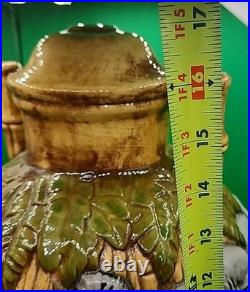 Vintage 17 Tall 1-of-a-kind Ceramic Elephant Theme Lamp Base By Shirley 1978