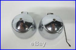 Vintage 1920's 1930's Nash Cowl Lights 4 3/8 Driving Lights Lamps Accessory