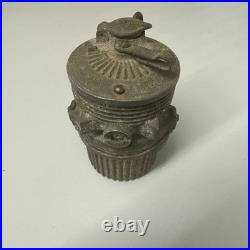 Vintage 1920s Fred R Belt Lu Mi Num Carbide Miners Lamp Die Cast Aluminum parts