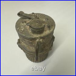 Vintage 1920s Fred R Belt Lu Mi Num Carbide Miners Lamp Die Cast Aluminum parts