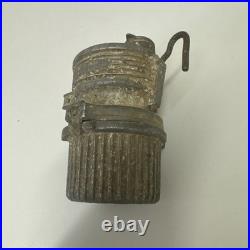 Vintage 1920s Fred R Belt Lu Mi Num Carbide Miners Lamp Die Cast Aluminum parts