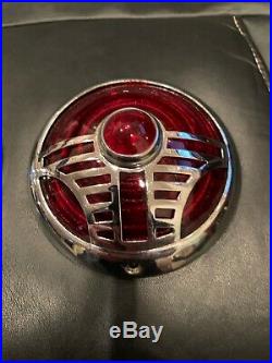 Vintage 1936 1937 Desoto Chrysler Airflow Tail Light Lamps SCTA TROG Hot Rod Rat