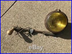 Vintage 1940 50 Unity Accessory Fog Light Lamp Amber Lens Blc Parts Not Working