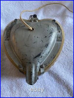 Vintage 1947 Art Deco Heart-Shaped Lamp by A. F. Klingsberg Rare Works Parts