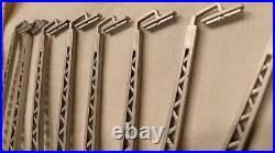 Vintage 1950s-60s Lego Parts-Set 233, Gray/Silver Lamp Posts 3 Tall