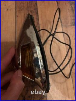 Vintage 1950s Teardrop Glass Marker Lamp Harley Custom Old Car Parts