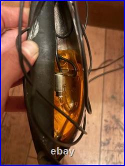 Vintage 1950s Teardrop Glass Marker Lamp Harley Custom Old Car Parts