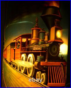 Vintage 1956 Econolite Corp Litho Railroad Train Motion Lamp parts/restoration