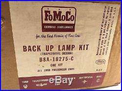Vintage 1958 Ford Motor Company B8A-18275C-C Back Up Lamp Kit Trapezoidal Edsel