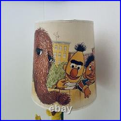 Vintage 1970's Sesame Street Big Bird Muppets Lamp WORKS Original Parts & Box