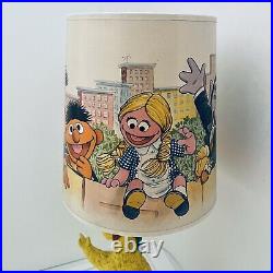 Vintage 1970's Sesame Street Big Bird Muppets Lamp WORKS Original Parts & Box