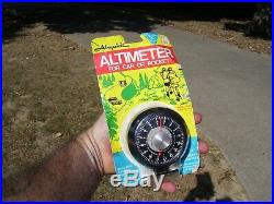 Vintage 1970's nos Airguide auto altimeter barometer service gm street rat rod