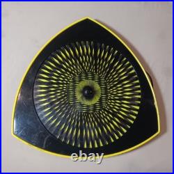 Vintage 1997 Rabbit Tanaka Optical Motion Wall Unit Neon Green Parts Or Repair