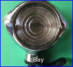 Vintage 30s 40s Accesory Harley Cats Eye B-L-C BLC Fog Light Lamp PAIR SET Guide