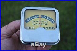 Vintage 50s 60s 70s DELCO Engine tester tool meter auto service gm street