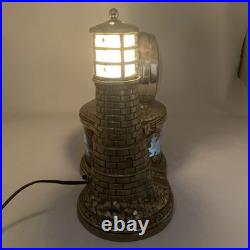 Vintage 50s United Lighthouse Motion Clock #290 Light Lamp Animated Works