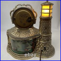 Vintage 50s United Lighthouse Motion Clock #290 Light Lamp Animated Works