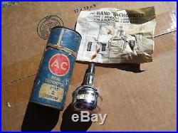 Vintage AC DELCO auto tachometer gauge tester car auto gm street rat hot rod oem