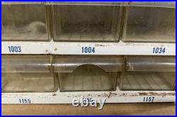 Vintage AC Delco Guide Miniature Lamps Bulb Storage Display Parts Drawer Cabinet